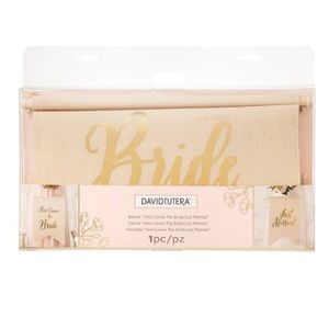 David Tutera Here Comes the Bride Double-Sided Scroll Banner